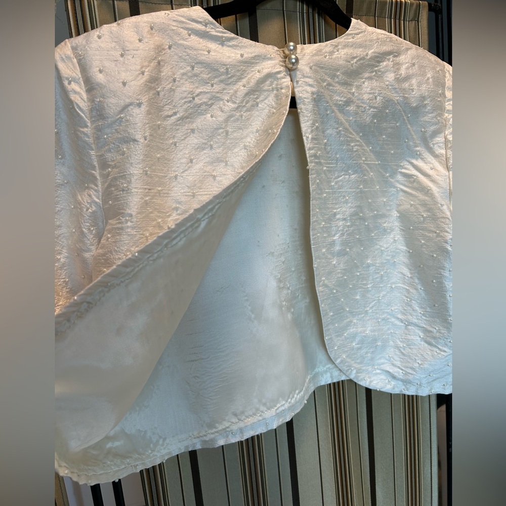Raw silk jacket